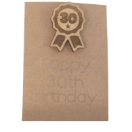 Badge Birthday Card