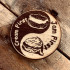 Cream Tea Ying Yang Badge