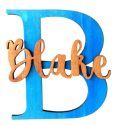 Personalised Wooden Name Letter