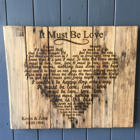Song Lyrics Wall Art