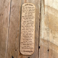 She is Beautiful Quote Bookmark