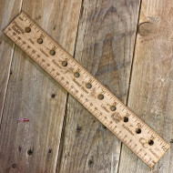 Wooden Seed Planting Ruler