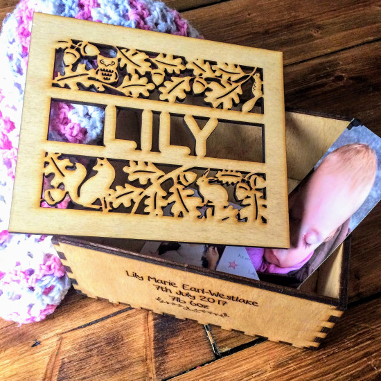 Wooden Baby Box