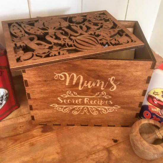 Personalised Recipe Box