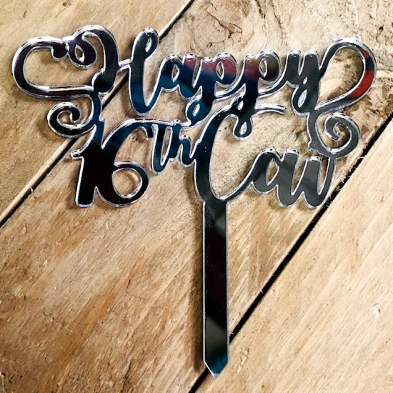 Personalised Birthday Cake Topper
