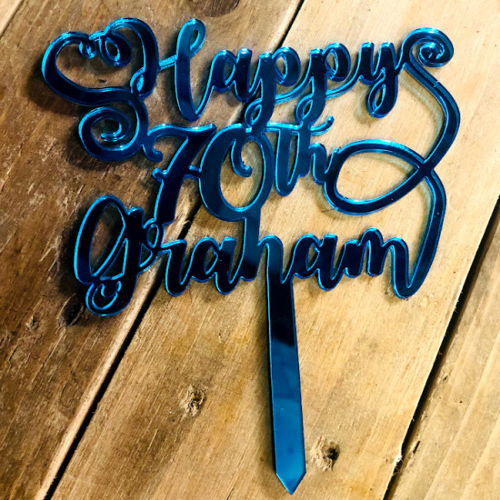 Personalised Birthday Cake Topper