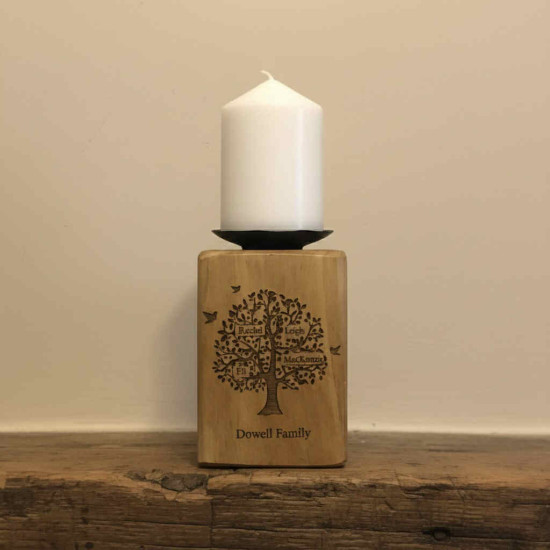 Personalised Family Tree Candle