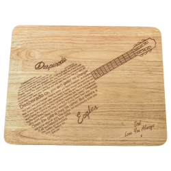 Song Lyric Chopping Board