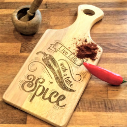 Spice Quote Chopping Board