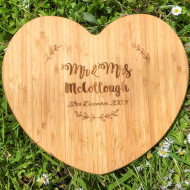 Personalised Heart Chopping Board