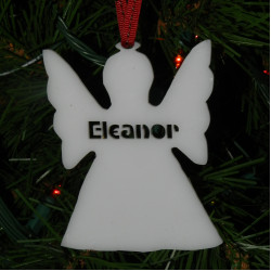 Personalised Angel Christmas Decoration