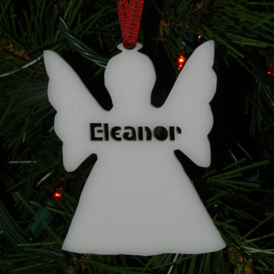Personalised Angel Christmas Decoration