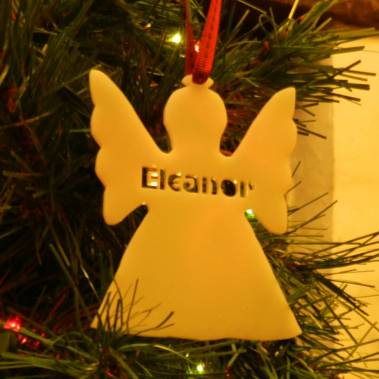 Personalised Angel Christmas Decoration