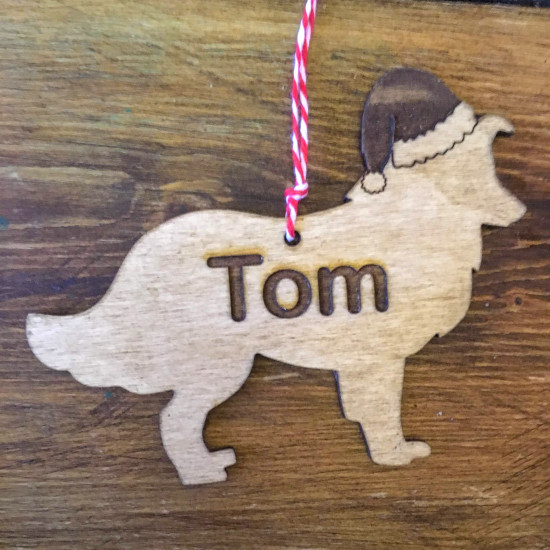 Personalised Dog Christmas Decoration