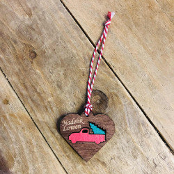 Wooden Christmas Truck Decoration