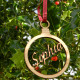 Personalised Wooden Christmas Bauble