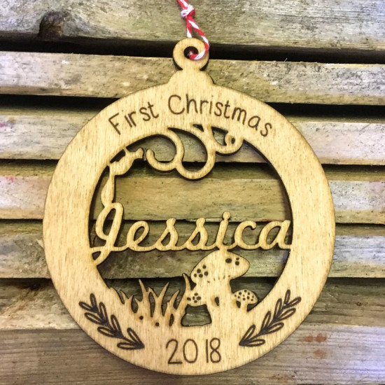 Woodland First Christmas Decoration