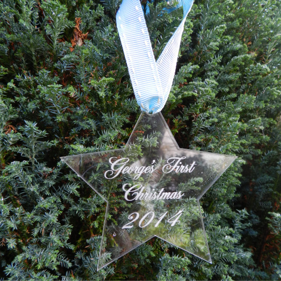 Personalised Christmas Star