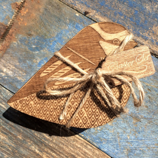 Set of 6 Bird Coasters