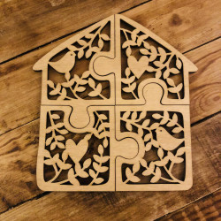 Bird House Coasters