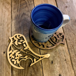 Couples Bird Coaster Set