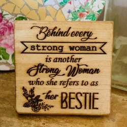 Bestie Wooden Coaster