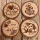 Rockabilly Coaster Set