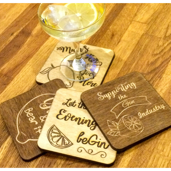Gin Coasters