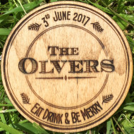 Pack of 20 Coaster Wedding Favours