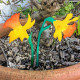 Wooden Hand Painted Spring Flower