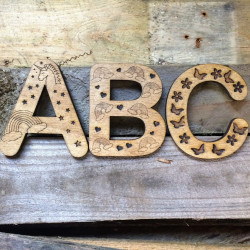 Unicorns, Butterflies & Rainbows Letter