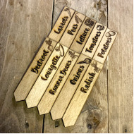 Vegetable Marker Plant Tags - Set of 10