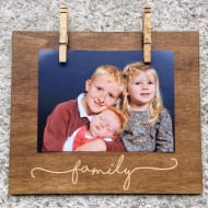 Large Wooden Peg Frame