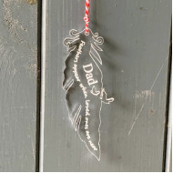 Personalised Feather Decoration