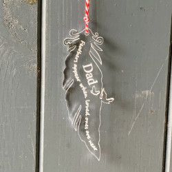 Personalised Feather Decoration