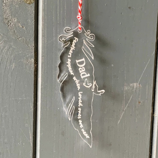 Personalised Feather Decoration