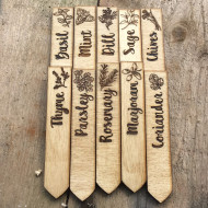 Herb Marker Plant Tags - Set of 10