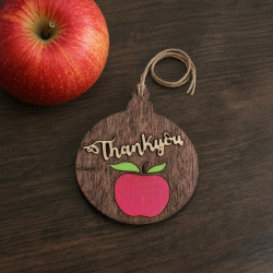 Thank You Apple Decoration