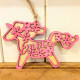 Personalised Unicorn Decoration