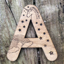 Unicorns, Butterflies & Rainbows Letter