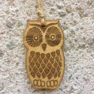 Wooden Owl Decoration