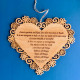 Love Bible Verse Heart Plaque