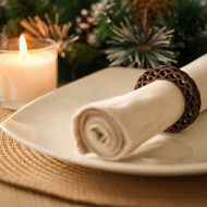 Set of 6 Celtic Napkin Rings