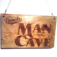 Personalised Man Cave Sign
