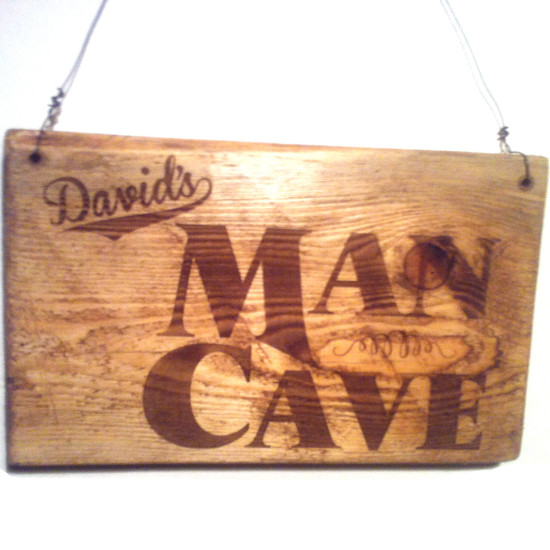 Personalised Man Cave Sign