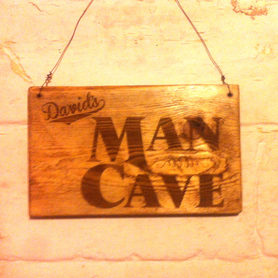 Personalised Man Cave Sign