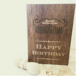 Personalised Beard Comb Card