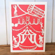 Circus Father's Day Card