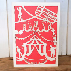 Circus Father's Day Card