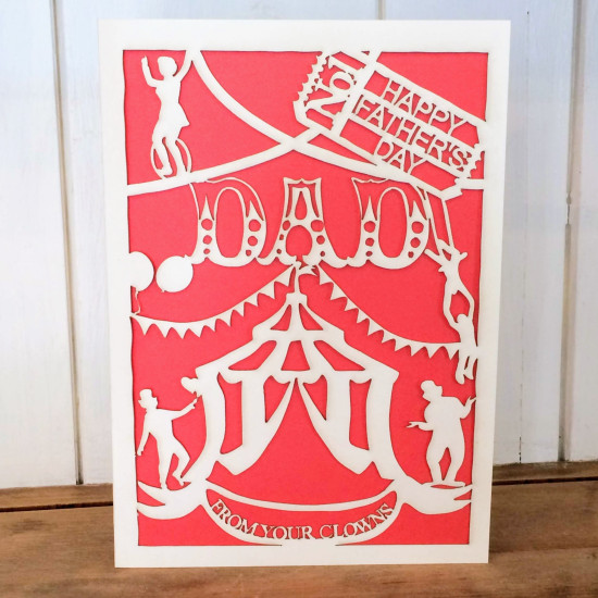 Circus Father's Day Card